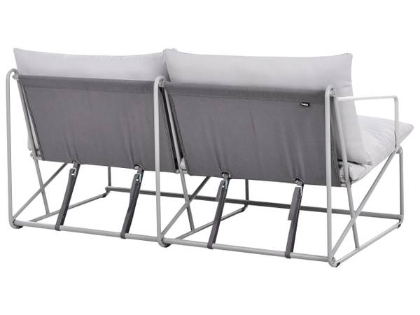 Sofa PONTE 5-tlg Grau - Metall - 160 x 88 x 94 cm