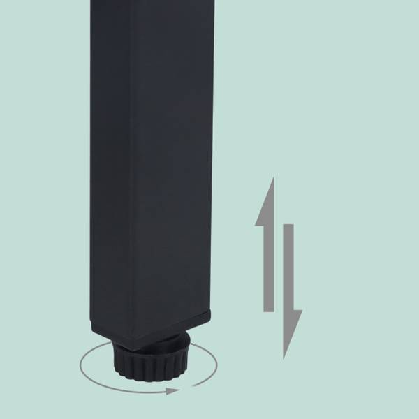 Breiter Konsolentisch Industrial Design Schwarz - Braun - Eisen - 160 x 81 x 20 cm
