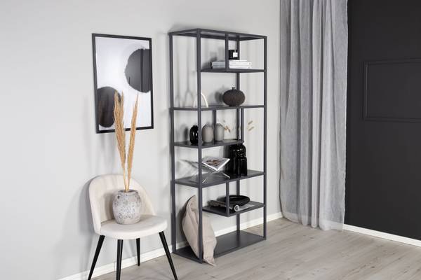 Regal Staal Grau - Stahl - 85 x 188 x 35 cm