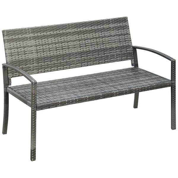 Sitzbank in Rattanoptik 867-022GY kaufen