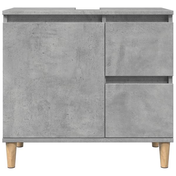 Waschbeckenunterschrank XT9678 Grau - Holzwerkstoff - 33 x 60 x 65 cm