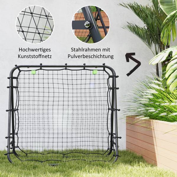 Fußball Rebounder CO336 Schwarz