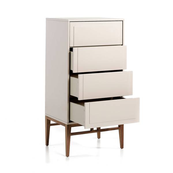 Chiffonnier 7036 Braun - Grau - Walnuss - 60 x 120 x 45 cm