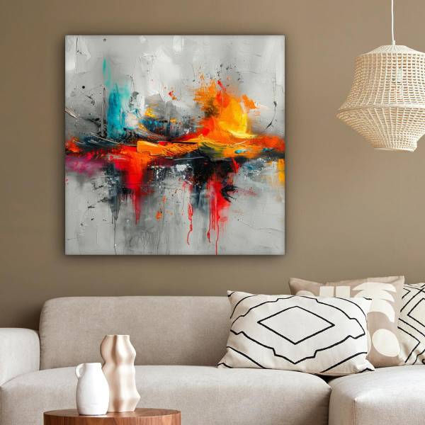 LEINWANDBILD Moderne 90 x 90 cm