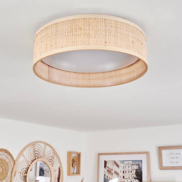 Deckenleuchte Stazzona Beige - Weiß - Metall - 9 x 29 x 29 cm