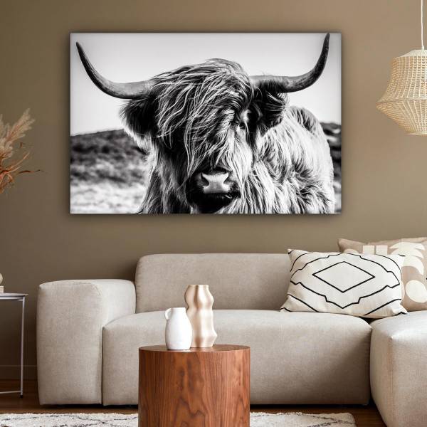 LEINWANDBILD Kuh 120 x 80 cm
