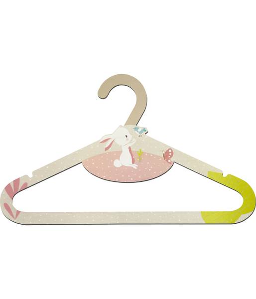 Kinderkleiderbügel Loving Deer 8er Set P Pink - Holzwerkstoff - 31 x 18 x 1 cm