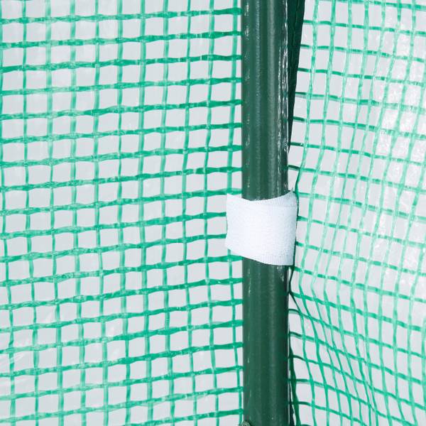 Tomatengewächshaus 170x200x80 Grün - Stahl - 80 x 170 x 200 cm