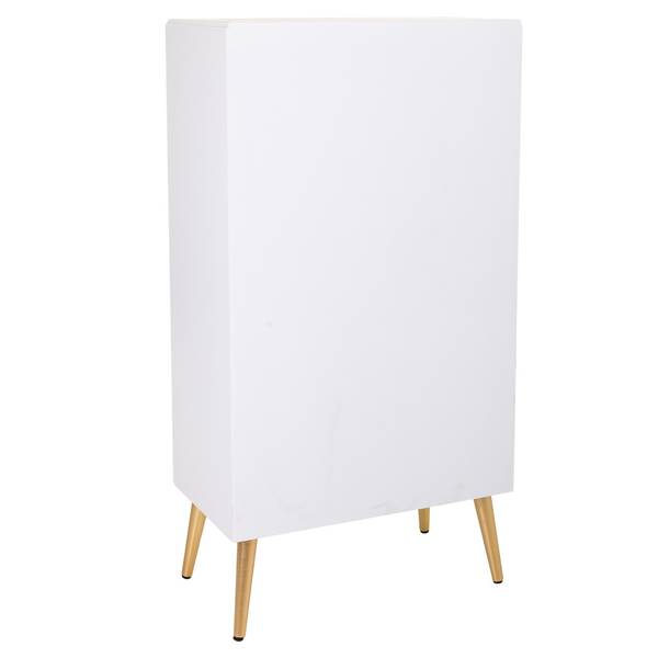 Schränke Vega Weiß - Holz teilmassiv - 62 x 118 x 37 cm
