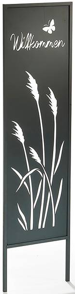 Gartendekoration GARDENWELC Grau - Metall - 1 x 93 x 30 cm