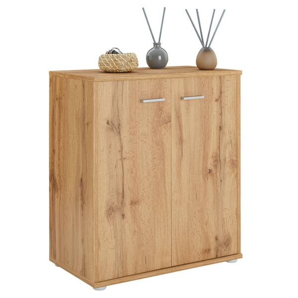 Schuhschrank LENNIS Wotaneiche Dekor