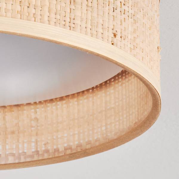 Deckenleuchte Stazzona Beige - Weiß - Metall - 9 x 29 x 29 cm