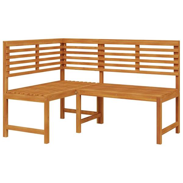 Hoekbank 3004504 bruin - acacia - 100 x 91 x 140 cm
