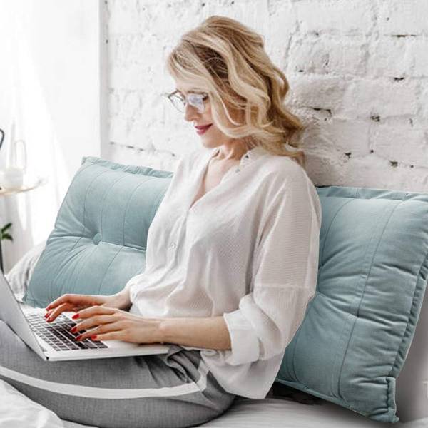 Rückenkissen SLD Grau - 45 x 6 x 160 cm