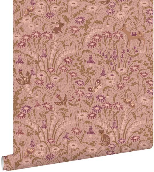 Tapete 132304 Violett - Papier - 50 x 900 x 50 cm