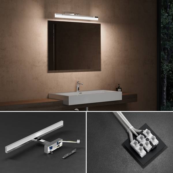 Wandleuchten Luxaris Silber - Breite: 60 cm