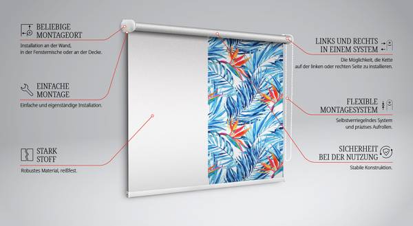 Rolgordijn AZUR 60 x 140 cm