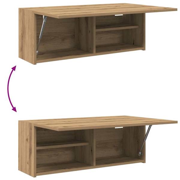 Bad-Wandschrank 3044261-1 Eiche - 80 x 30 cm