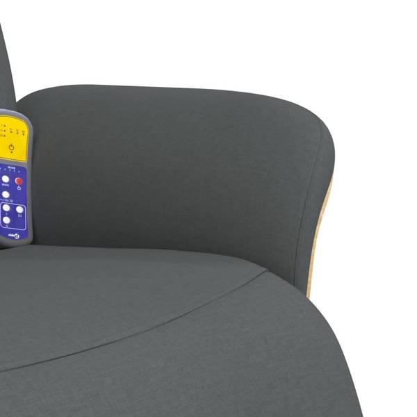 Fauteuil inclinable de massage 3030863 Gris - Polyester - 79 x 104 x 87 cm