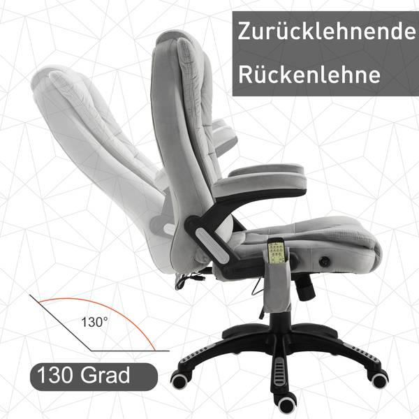 Massagestuhl 921-171V91 Grau - Nylon - 74 x 116 x 67 cm