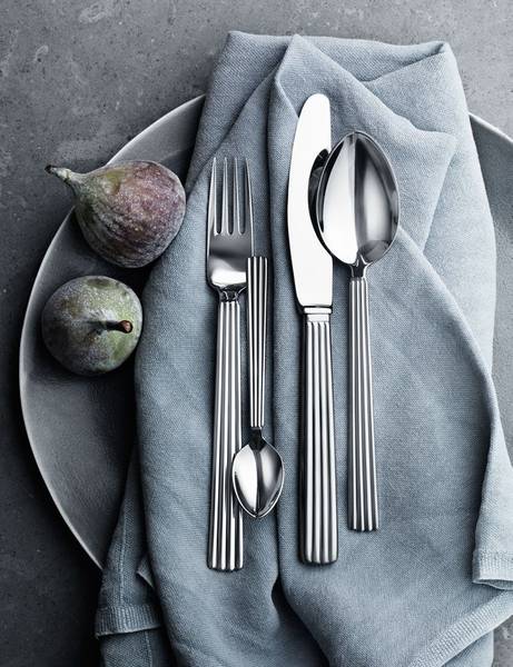 Besteck-Set Bernadotte 4er Set Silber - Metall - 1 x 7 x 22 cm