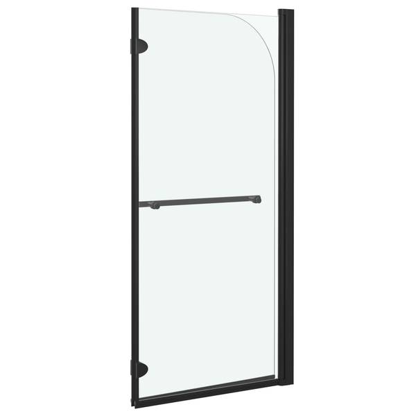 Duschabtrennung 3003717 Schwarz - Aluminium - Edelstahl - 120 x 140 x 1 cm