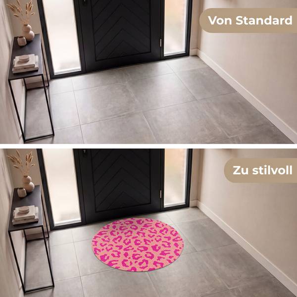 SCHMUTZFANGMATTE Leopard 90 x 90 cm