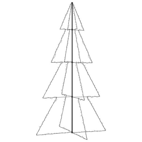 Weihnachtskegelbaum 3009952 Blau - Metall - 143 x 250 x 143 cm