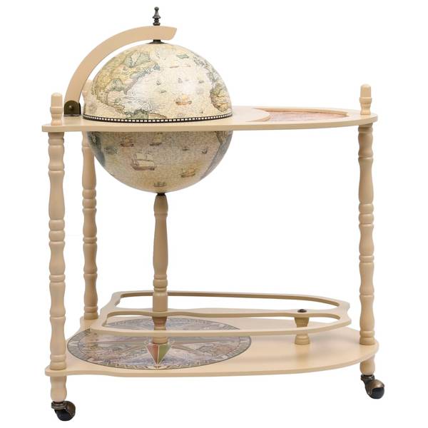 Globus Bar 3003113 Grün - Weiß - Eukalyptus - Eisen - 45 x 88 x 70 cm