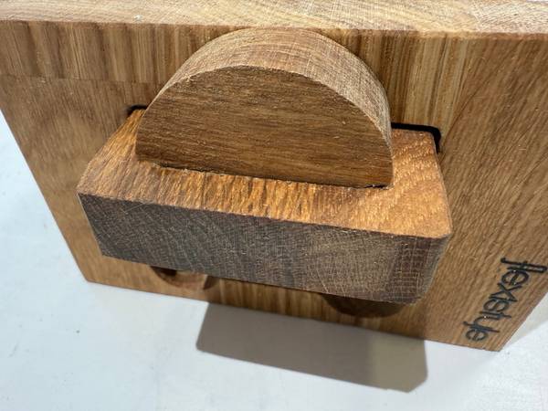 Napfständer HOLZOAK Braun - Massivholz - 15 x 10 x 36 cm