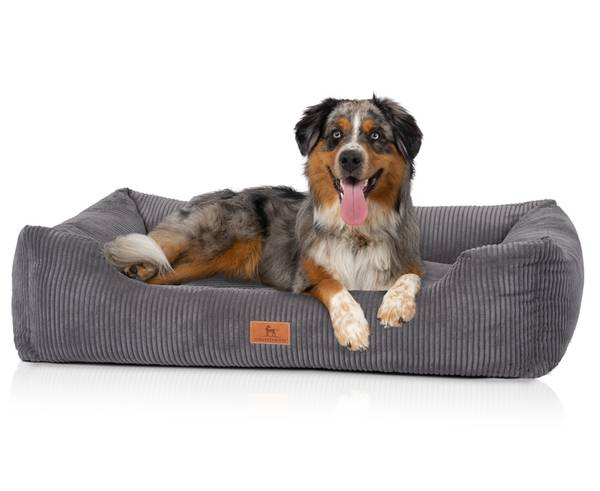 Hundebett Olivia Grau - 75 x 105 cm