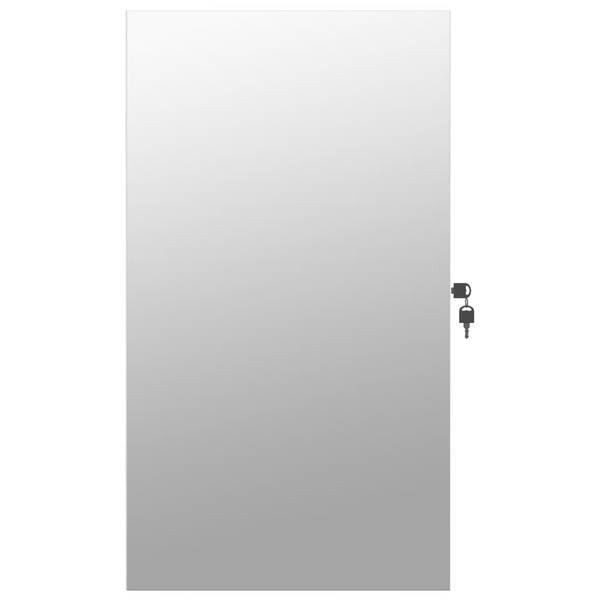 Schmuckschrank mit Spiegel 3028737 Weiß - Holzwerkstoff - 37 x 67 x 10 cm