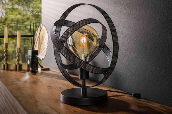 Tischlampe DILLY Schwarz - Metall - 32 x 38 x 28 cm