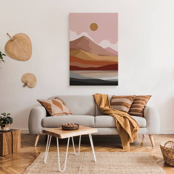 Leinwandbild Berge 30 x 40 x 40 cm