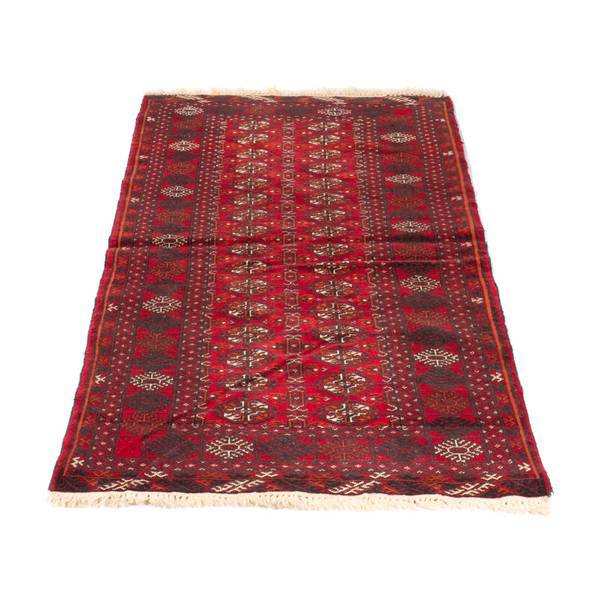 Orientteppich Läufer Oriental Rot - Wolle - 83 x 1 x 180 cm