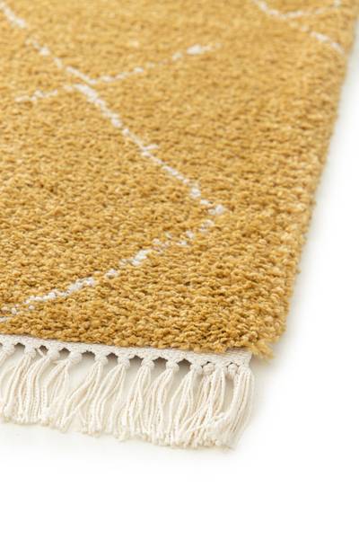 Teppich TIGRIS Gelb - Textil - 160 x 230 x 160 cm