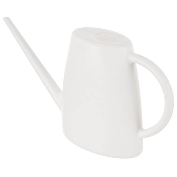 Gießkanne 1,6 l Weiß - Kunststoff - 9 x 19 x 37 cm