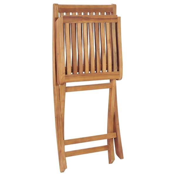 Gartenstuhl 3072804 4er Set Braun - Massivholz - 58 x 88 x 47 cm