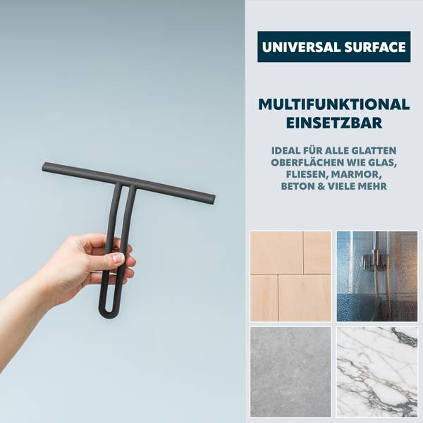Duschabzieher 92046 (2er-Set) Grau - Metall - 24 x 20 x 2 cm