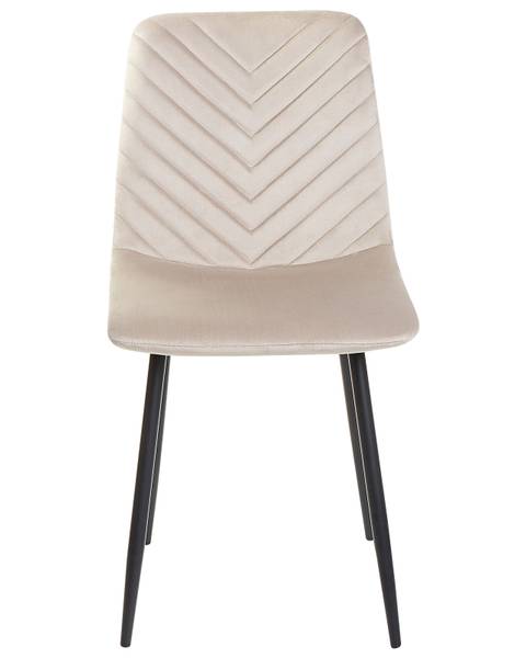 Stuhl HAVRE 4-tlg Beige - Schwarz