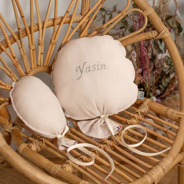 Wandballon Jeanne Beige - Tiefe: 28 cm