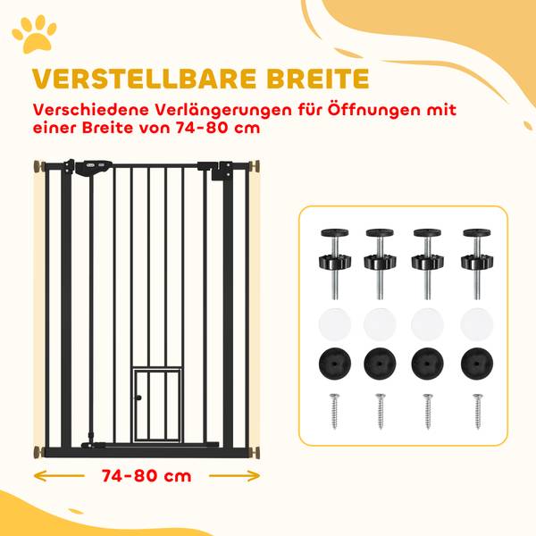 Absperrgitter 124 Schwarz