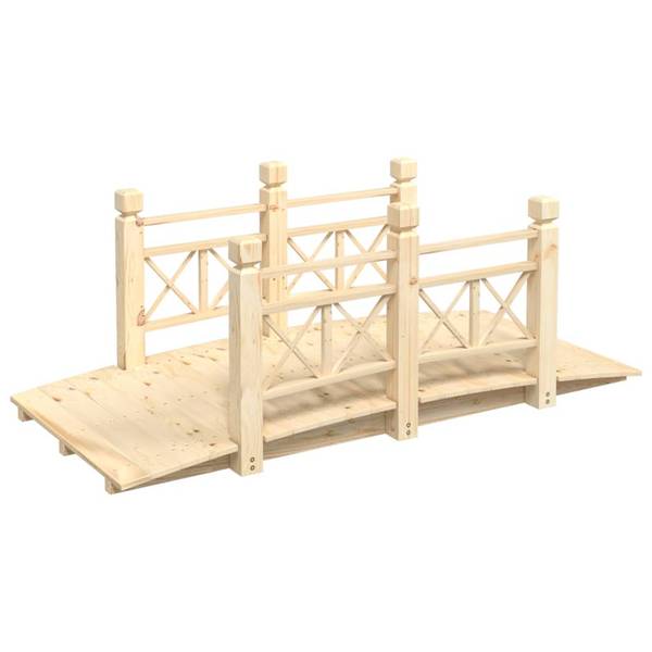 Gartenbrücke 3028557-3 Braun - Fichte - 67 x 56 x 150 cm