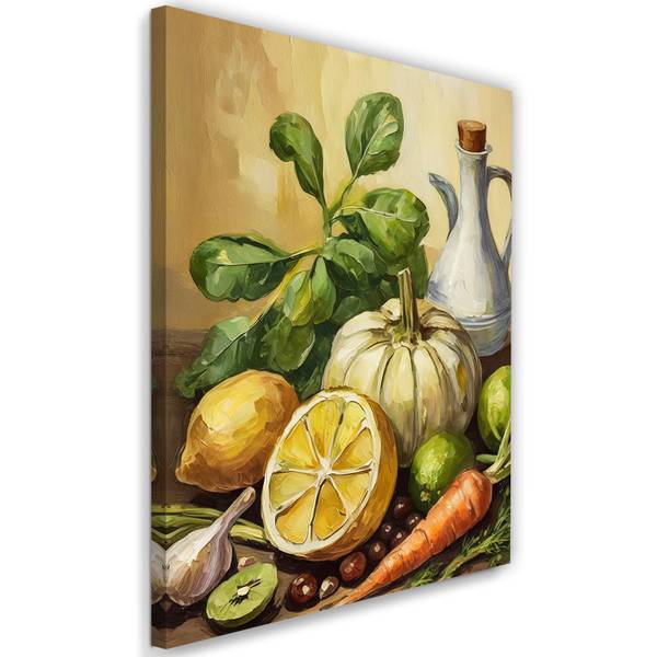 Wandbild gemüse obst lebensmittel 40 x 60 cm