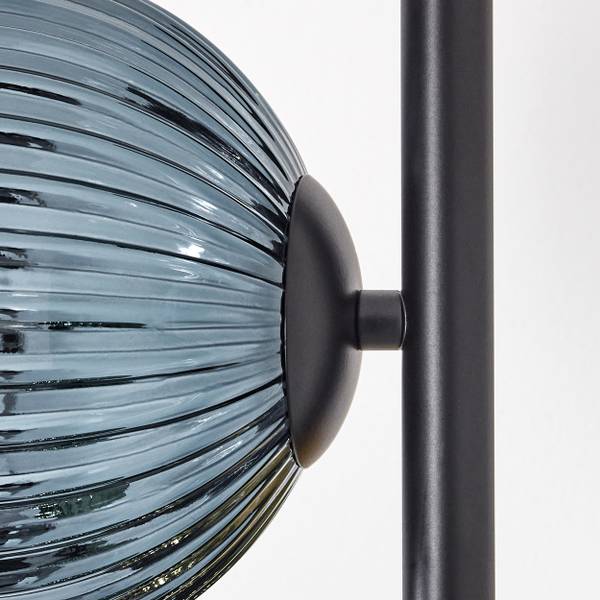 Stehlampe Cesaro Blau - Gold - Grün - Aluminium - Klarglas - 36 x 160 x 31 cm