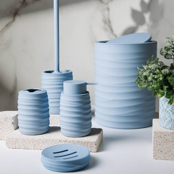 Spender TORUS Blau - Kunststoff - 8 x 17 x 8 cm