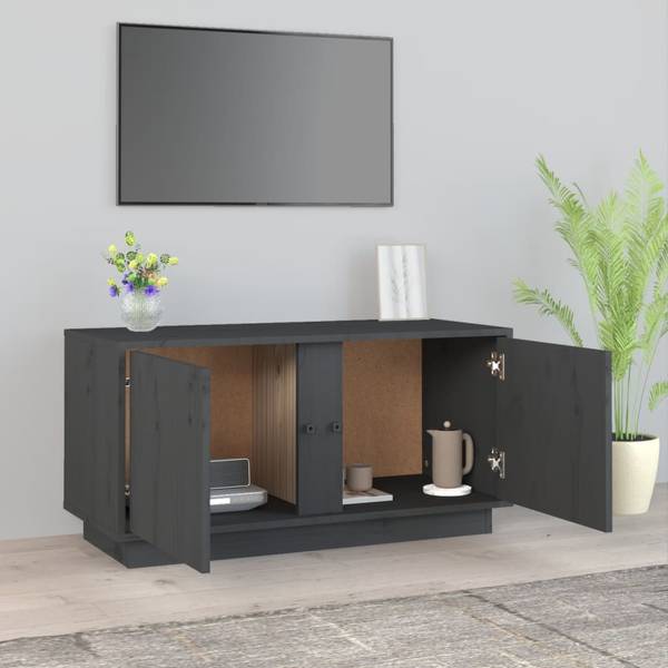 TV-Schrank 3017823 Grau - Kiefer - 80 x 40 x 35 cm