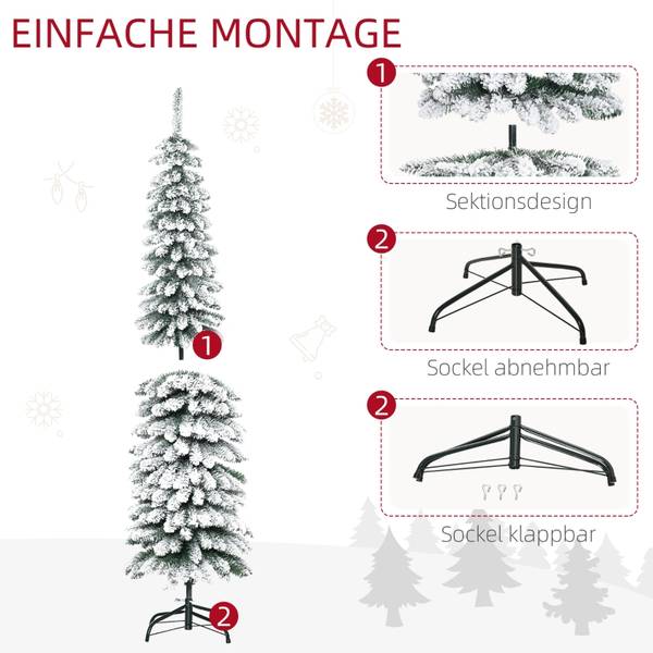 Weihnachtsbaum CD30 Grün - Kunststoff - 46 x 180 x 46 cm