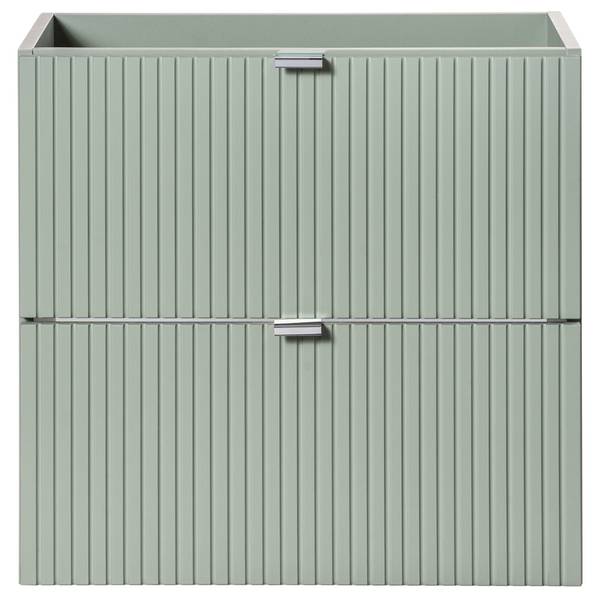 Doppelwaschtisch NEWPORT-56-58 Grün - Holzwerkstoff - 120 x 74 x 40 cm