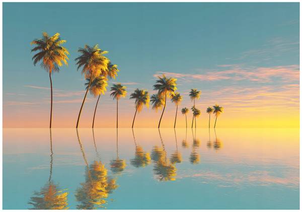 Fototapete Strand Meer 300 x 210 cm
